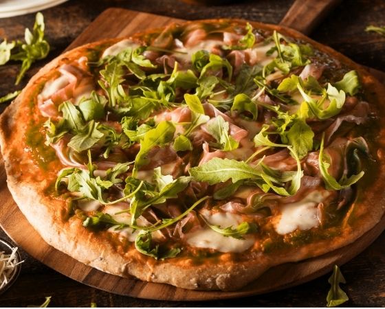 Arugula Salad on Pizza